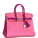 Сумка по специальному заказу с палладиевой фурнитурой Hermès Birkin 25 Special Order