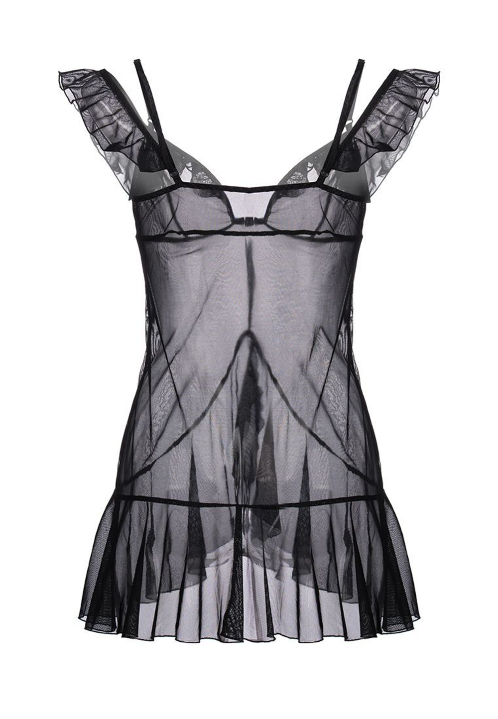 Комбинация Marianne с бретелями-крылышками (Размер: 50-52) (Цвет: черный)