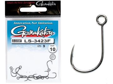 Крючки Gamakatsu LS-3423F NEW LABEL HOOKS BLACK разм. 10 9шт.