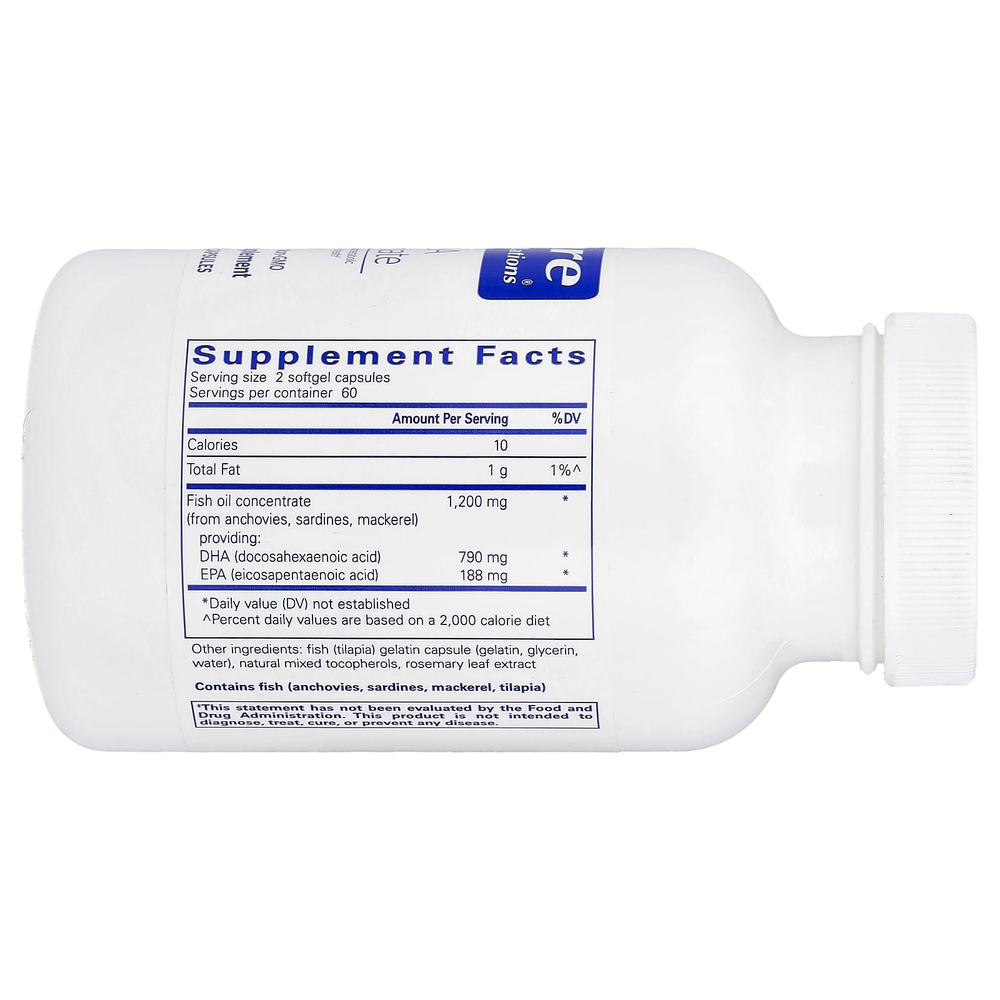 Pure Encapsulations, DHA Ultimate, 120 Softgel Capsules