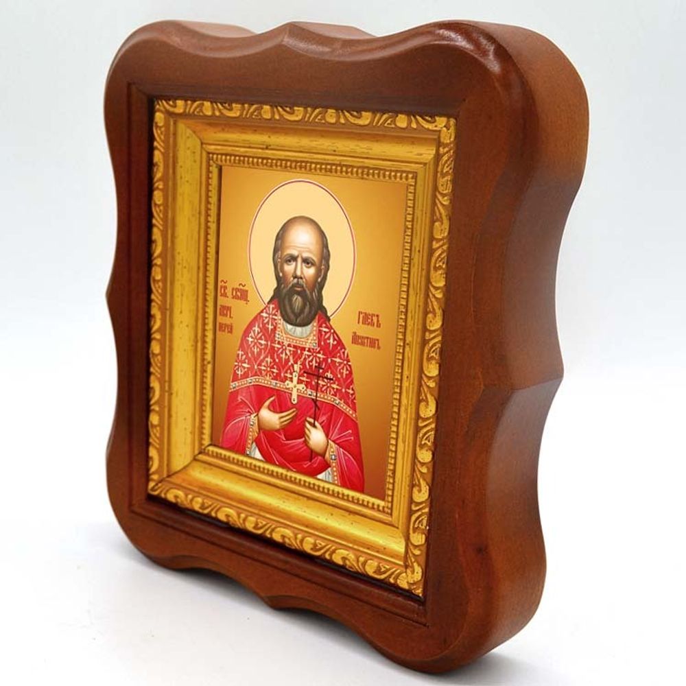 Глеб Апухтин пресвитер священномученик, пресвитер. Икона на холсте.