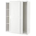 Шкаф-купе - IKEA PAX/GRIMO/ПАКС/ГРИМО ИКЕА, 150x66x201 см, белый