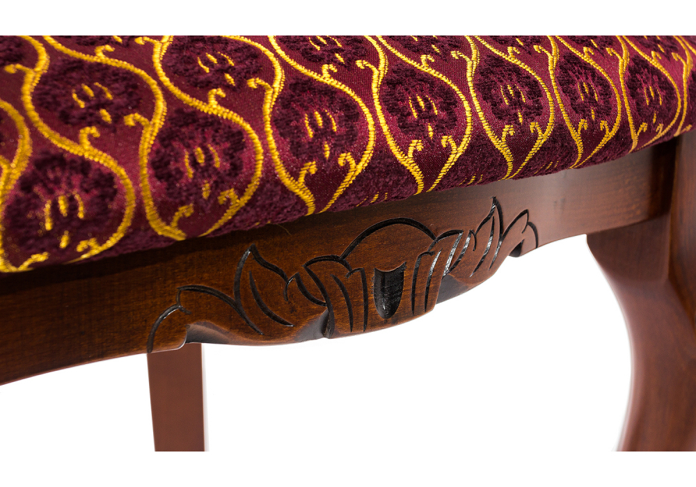 Стул деревянный Woodville Adriano 2 вишня с патиной