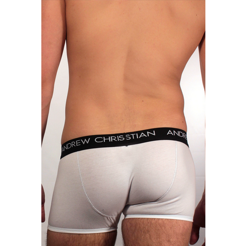 Мужские трусы боксеры белые ANDREW CHRISTIAN AC4112013-33