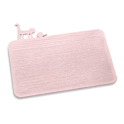 Доска разделочная pip, organic, 30х25 см, розовая