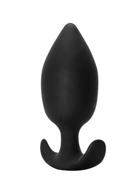 Чёрная анальная пробка Insatiable - 10,5 см.