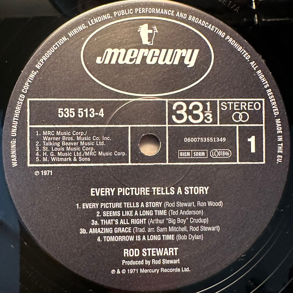 Rod Stewart - Every Picture Tells A Story (Европа 2015г.)