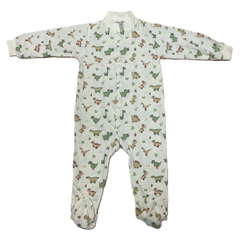 Комбинезон с закрытой ножкой на кнопках из кулирки (100% хлопок) на рост 92 см