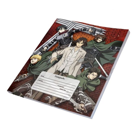 Тетрадь Attack on Titan герои