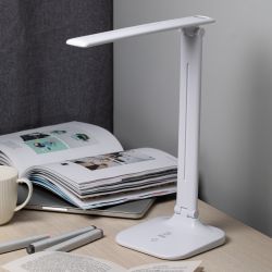 Настольный светильник ЭРА NLED-510-8W-W светодиодный аккумуляторный белый
