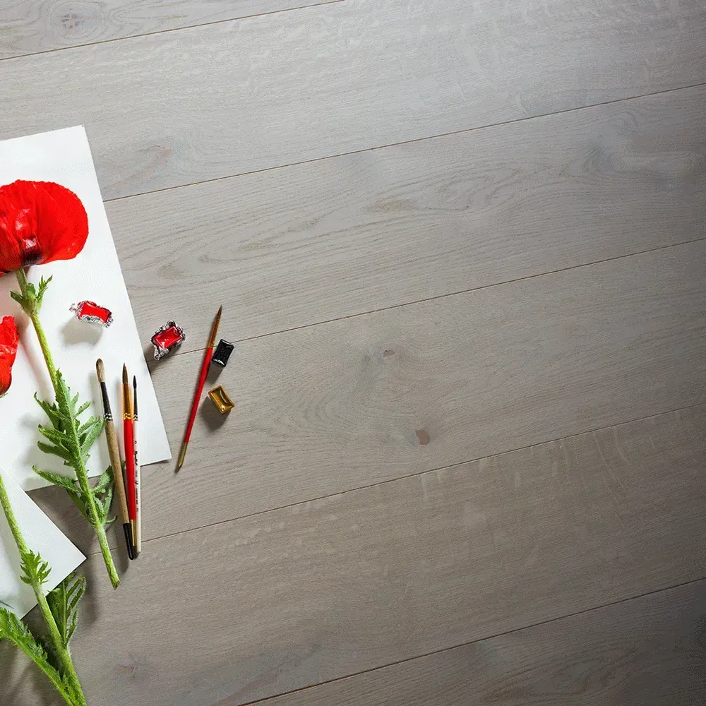 Инженерный паркет Coswick Дуб Серая Пейна (Paynes Grey) Шелковое масло ультраматовое