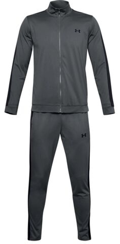 Мужской теннисный костюм Under Armour UA Knit Track Suit - pitch gray/black