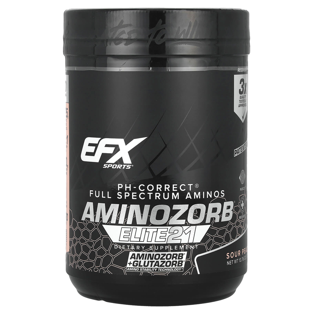 EFX Sports, AminoZorb® Elite 21, персиковый, 390 г (13,76 унции)