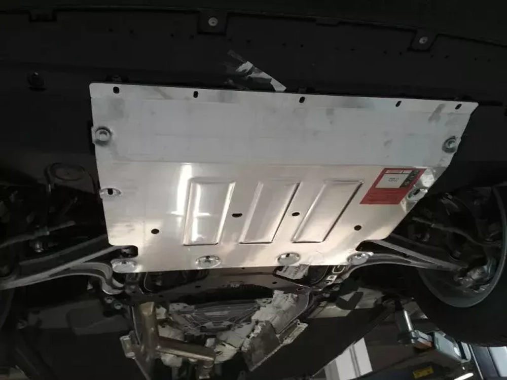 Защита картера двигателя, КПП (4 мм, алюминий) для Audi Q5 2020-2024 (V = 3.0d AT AWD) Sheriff.02.4707