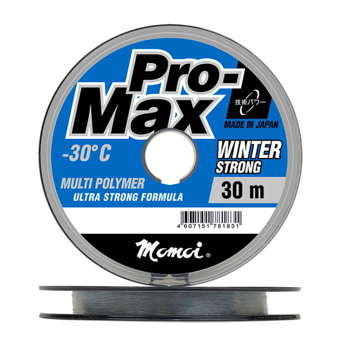 Леска Pro-Max Winter Strong 0,18 мм., 4,1 кг, 30 м, прозрачная