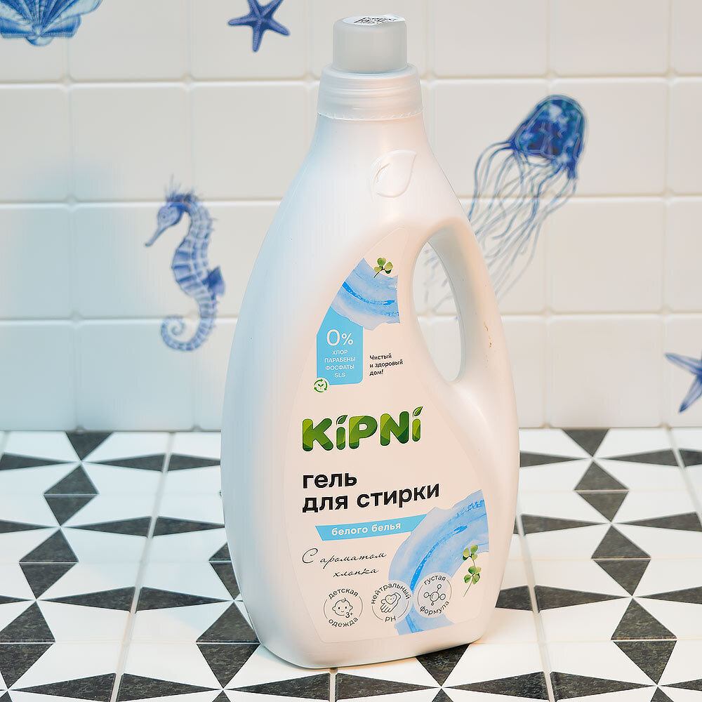 Гель для стирки белого белья, канистра 1,5л