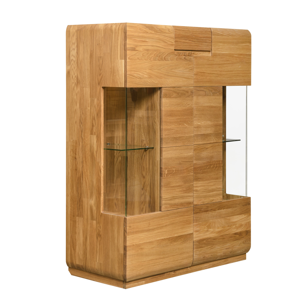 ФАИНА Шкаф с витриной (вар.2.1)