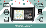Магнитола для Volkswagen Polo V 2009-2020 - Vaycar VA81-0910-2K на Android 13, 8-ядер, 2K QLED, ТОП процессор, CarPlay, 4G SIM-слот