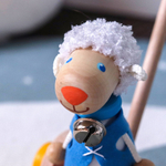 Каталка на палочке "Овечка Долли", Вальда