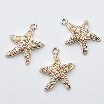 Подвеска Морская звезда, цвет золото, размер 17*14 мм, цена за 1 шт