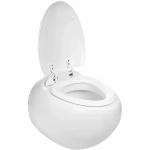 Унитаз подвесной WeltWasser AMBERG 350 + JECKENBACH 004 GL-WT + AMBERG RD-WT белый глянцевый, безободковый, с крышкой микролифт, с инсталляцией и белой кнопкой
