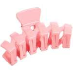 Заколка - краб для волос «AKS - MANTANA», микс 6 цветов, зиг - заг, 7*2,3см