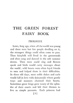 The green forest fairy book; | Loretta Ellen Brady