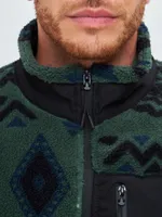 Толстовка Kefirmaykifer Флисовая Zip зеленая