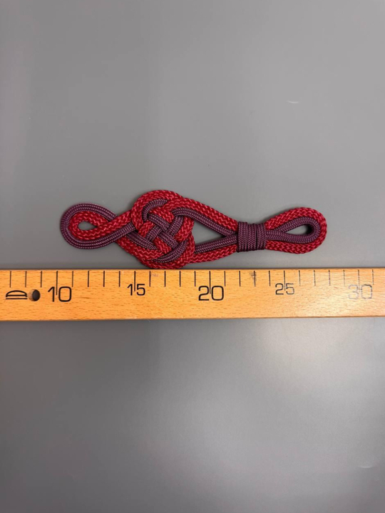 Аппликация пришивная, сутаж, бордо, комплект 10штук