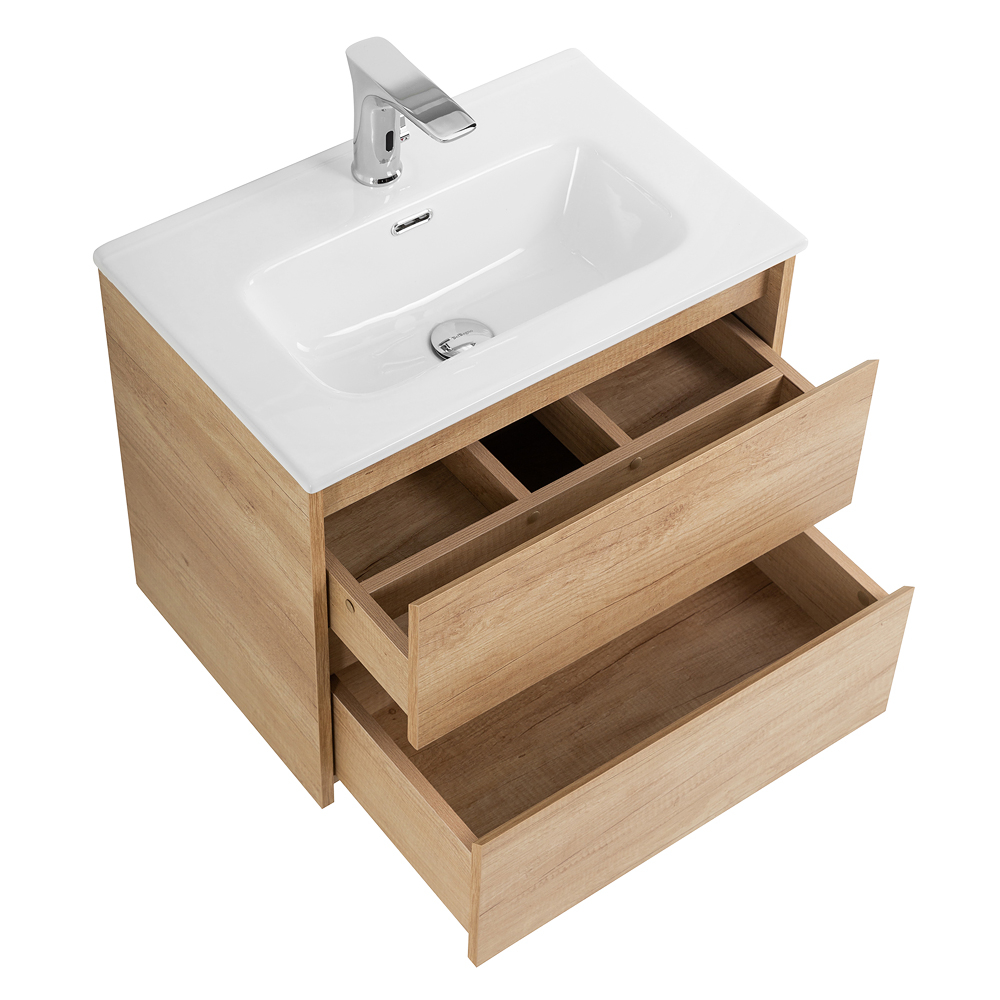 Тумба подвесная с раковиной BelBagno KRAFT 39-500/390-2C-SO-RNN