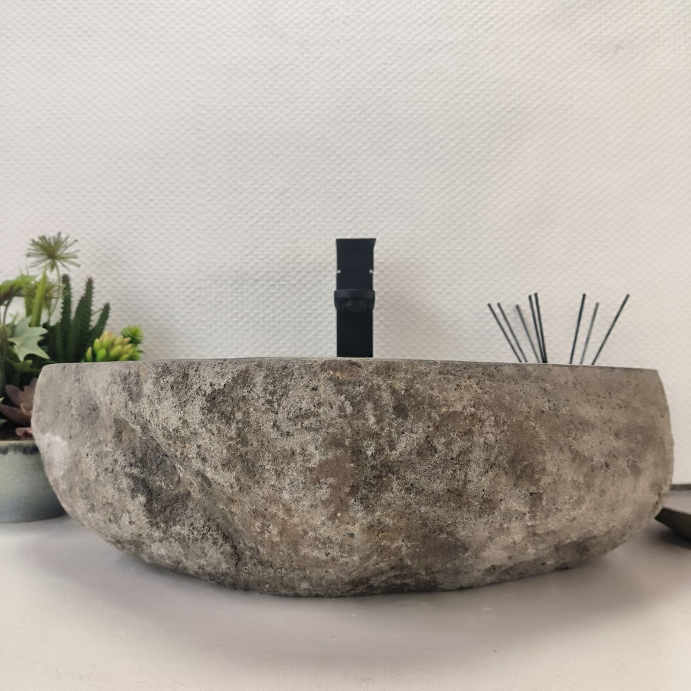 Раковина из речного камня RS-63683 (53*39*15) 0122