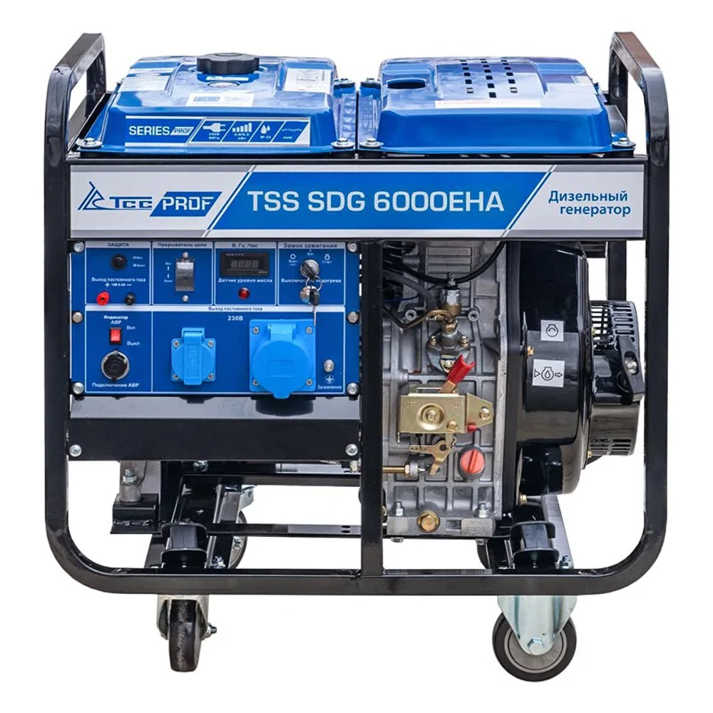 ТСС SDG 6000EHA дизель генератор с блоком АВР ТСС С 9000D/230 077014/190033