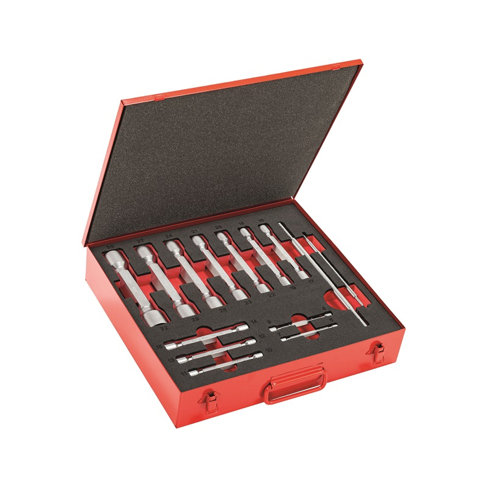 290 E/C14 Набор двусторонних трубчатых ключей 6-32 мм, USAG (Италия)