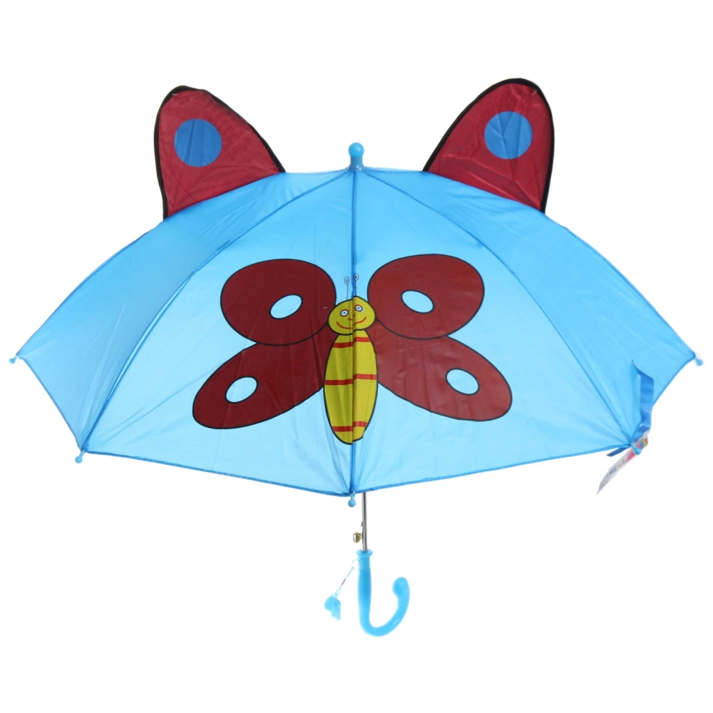 Зонт детский полуавтомат «Ultramarine - Ушастики», d-74см, микс 6 цветов, длина в слож. виде 57см