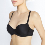 Бюстгальтер пуш-ап с гладкой формованной чашкой (Размер: 75D) (Цвет: белый)