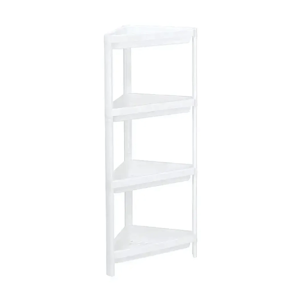Этажерка треугольная (4 секции) Белый