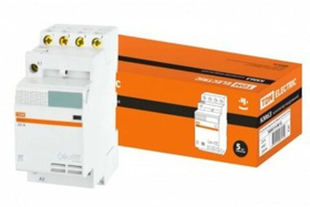 Контактор модульный КМ63/4-25 4НО TDM SQ0213-0012
