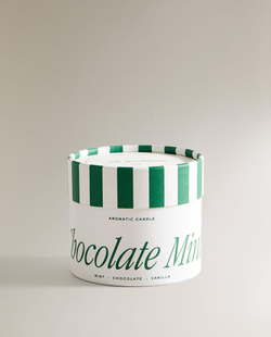 Zara Home - Ароматическая свеча chocolate mint, 150 г