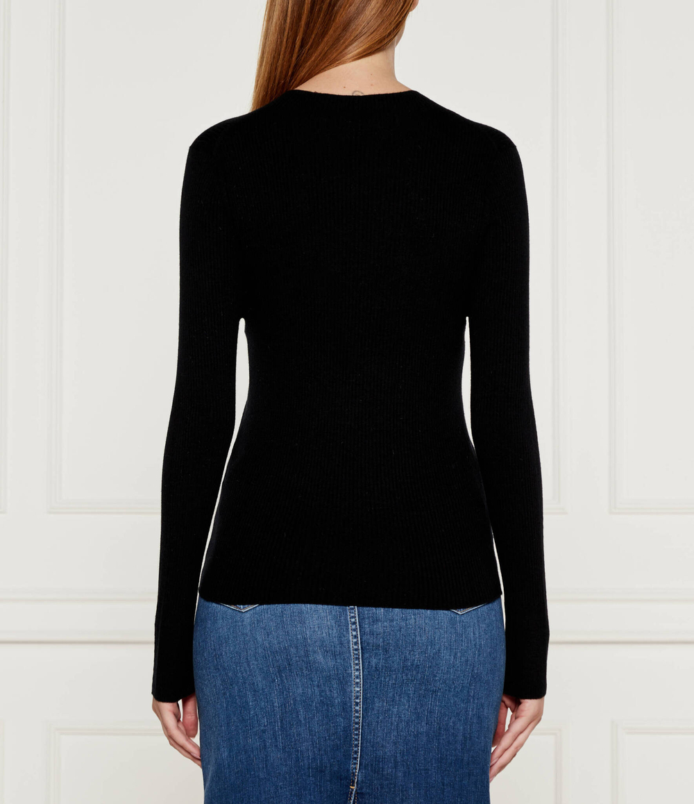 Хлопковый свитер Marc Cain - черный(XC 41.28 M53)