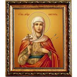 Святая Виктория Кордувийская (Кордубская). Икона на холсте.