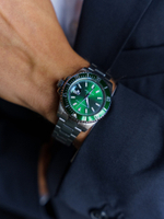 Часы кварцевые Neptune, зеленые