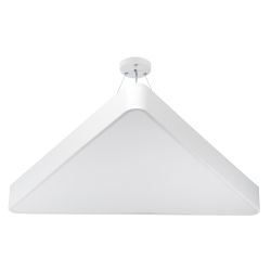 Светильник LED ЭРА Geometria SPO-151-W-40K-030 Delta 30Вт 4000К 3000Лм IP40 600*600*80 белый подвесной | Декоративные светильники Geometria