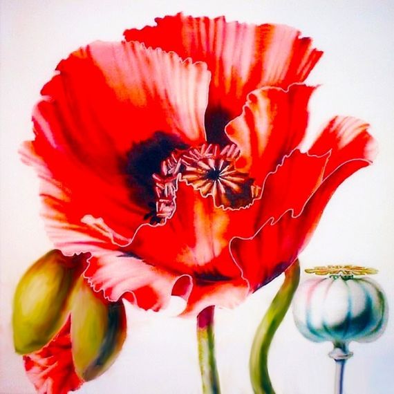 Пурпурный цвет- алмазная картина