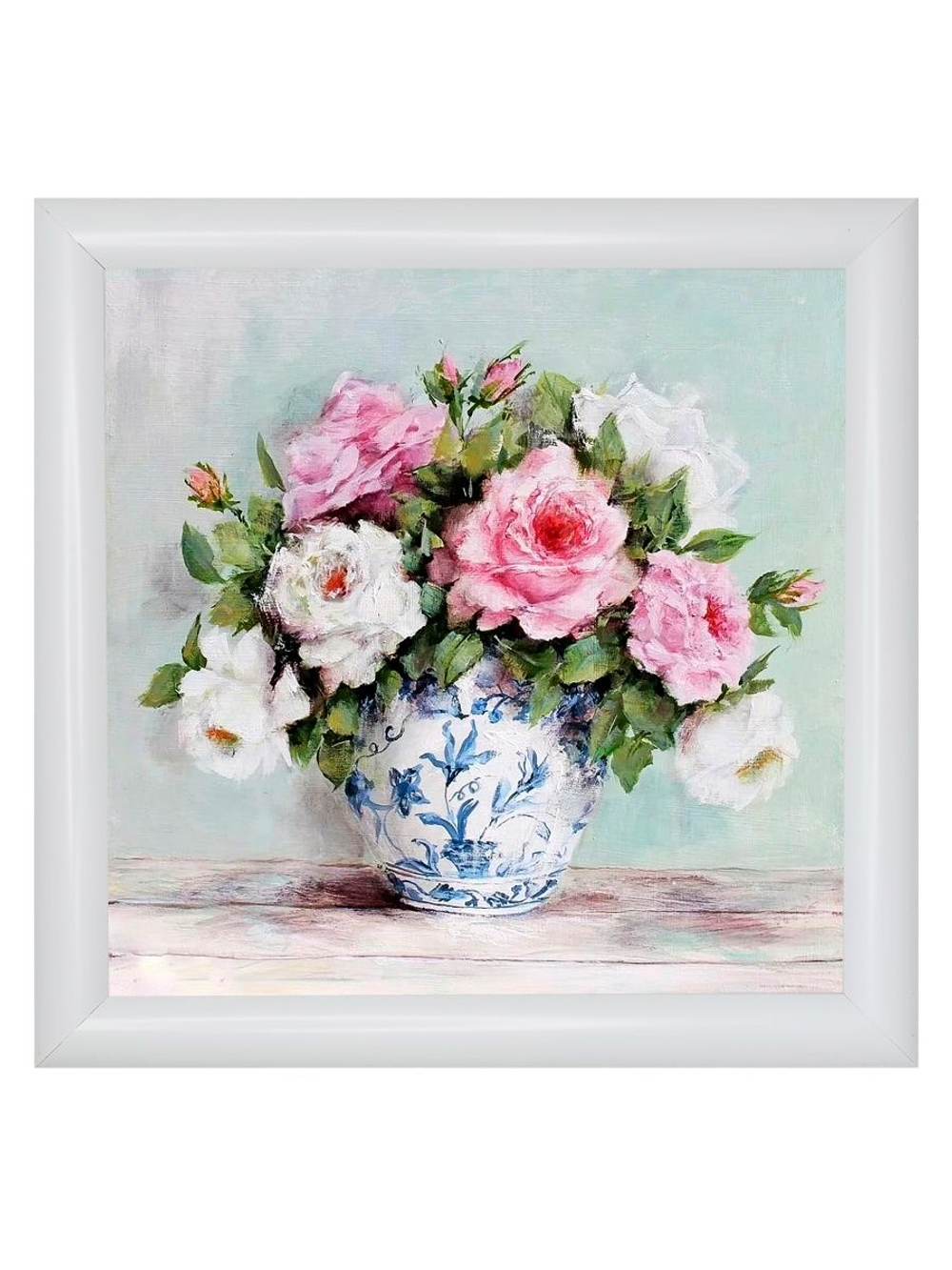 Картина на стену для интерьера на холсте в раме 23*23 см