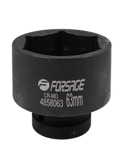 Головка ударная 1'', 63мм (6гр.) Forsage F-4858063