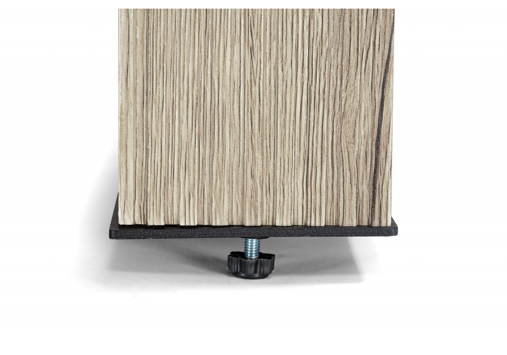 Керамический стол Woodville Бернардо 180x90 черный мрамор, дуб монтана