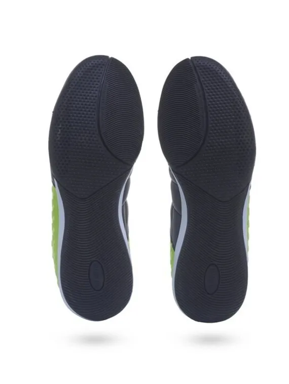 Бутсы футбольные Atemi SD700 INDOOR, синтетическая кожа, цвет салатово-чёрный, размер 44