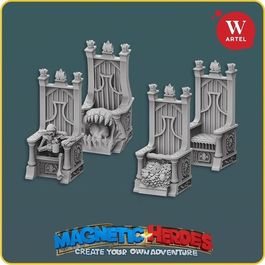 Комплект миниатюр Magnetic Heroes: Dungeon Set Throne
