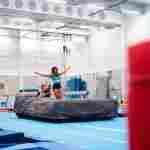 Надувная подушка «AcroAir» для гимнастики и батутных центров, 6×6×1 м