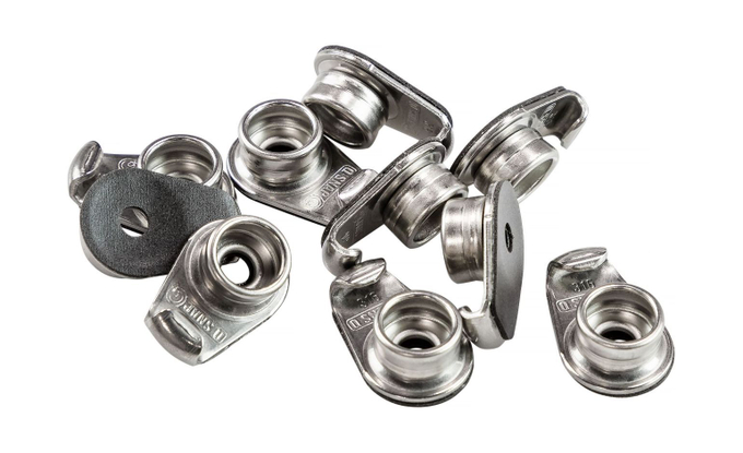 Нижняя часть кнопки Q-snap, нержавеющая (упаковка 10шт.)